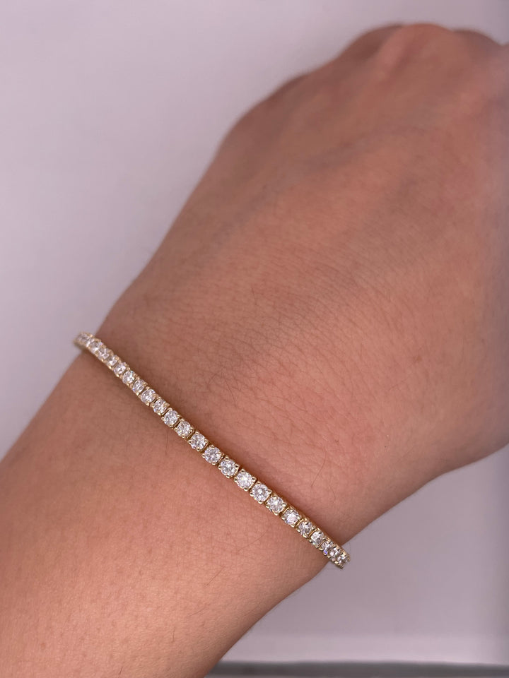 צמיד טניס קלאסי 3.5 קראט מעבדה