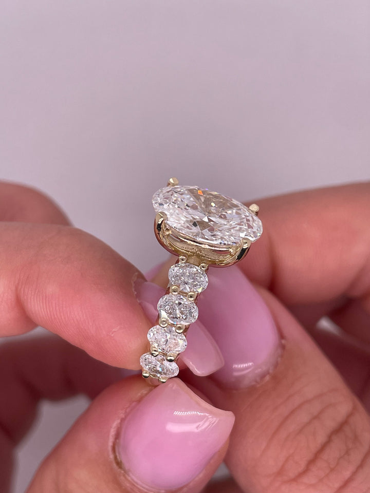 טבעת אירוסין מייה 4.60 קראט יהלומים טבעי