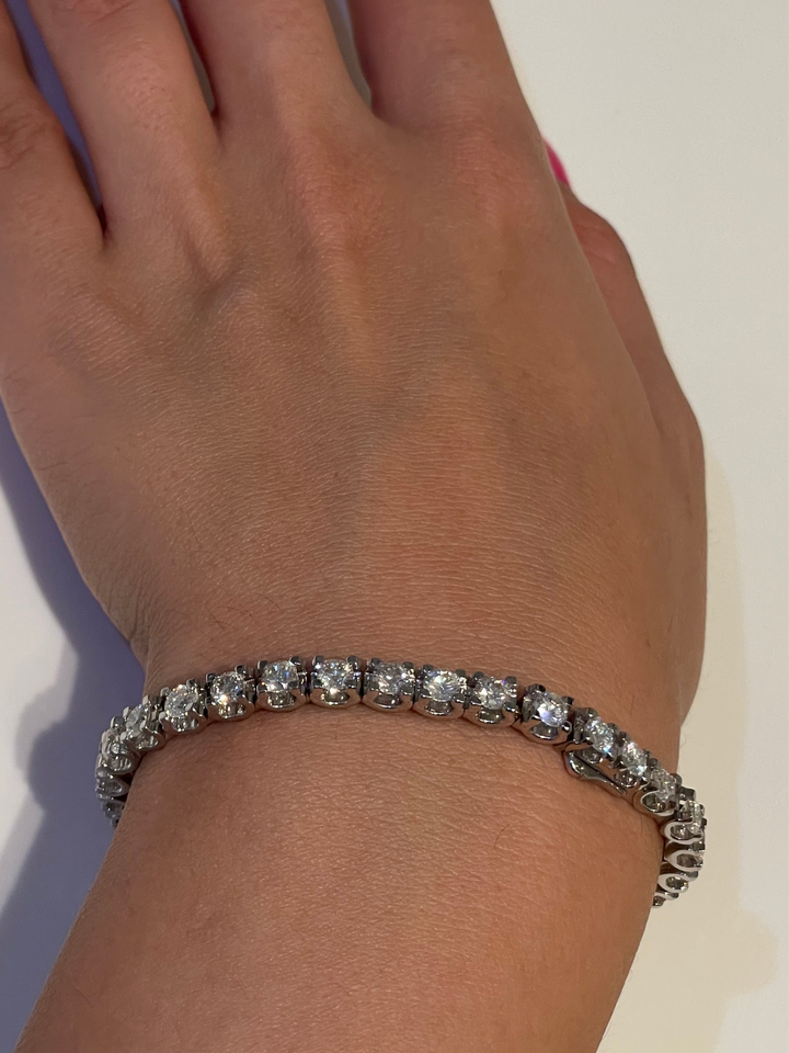 צמיד טניס 7 קראט מעבדה