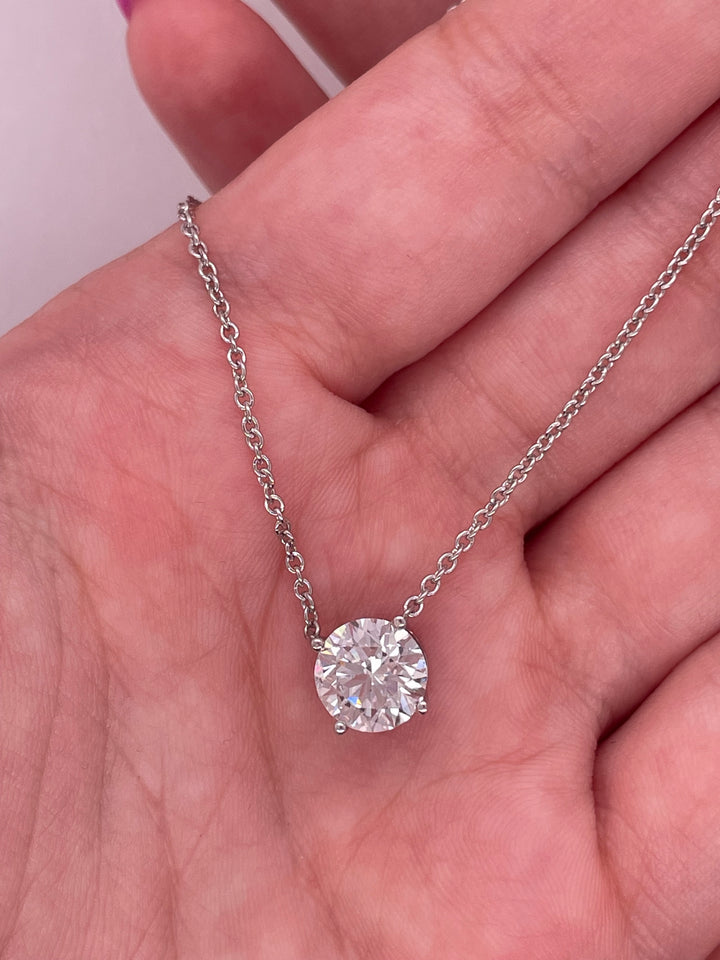 שרשרת יהלום מרחף 1 קראט טבעי