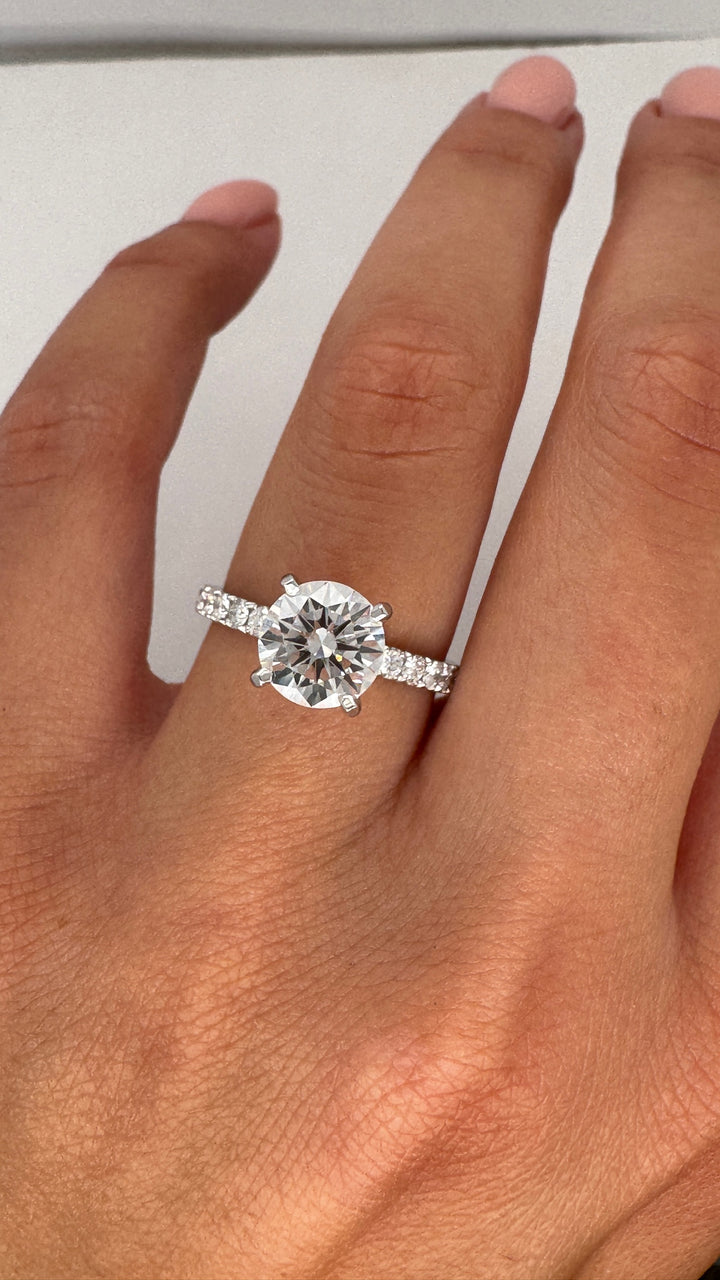 טבעת אירוסין קלאסית 1.30 קראט טבעי