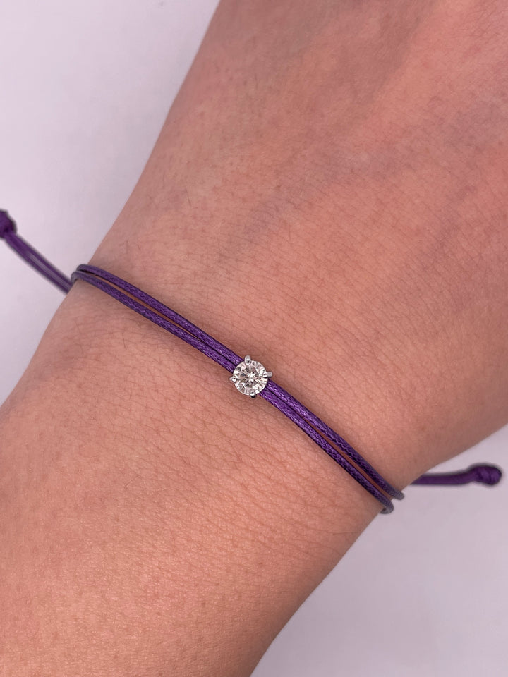 צמיד חוט יהלום 0.25 קראט מעבדה