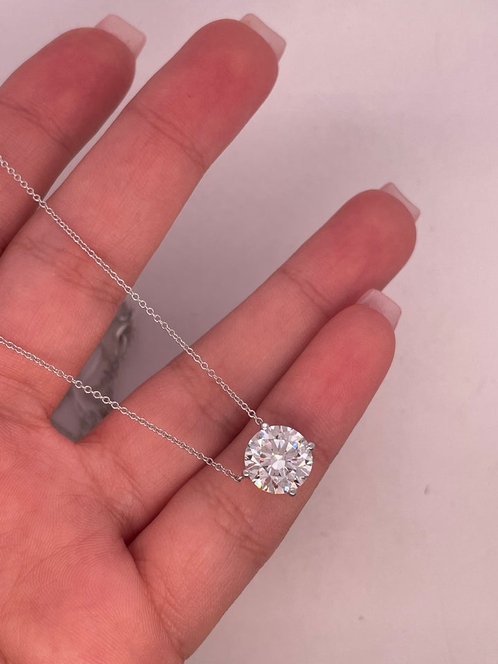 שרשרת יהלום מרחף 3 קראט