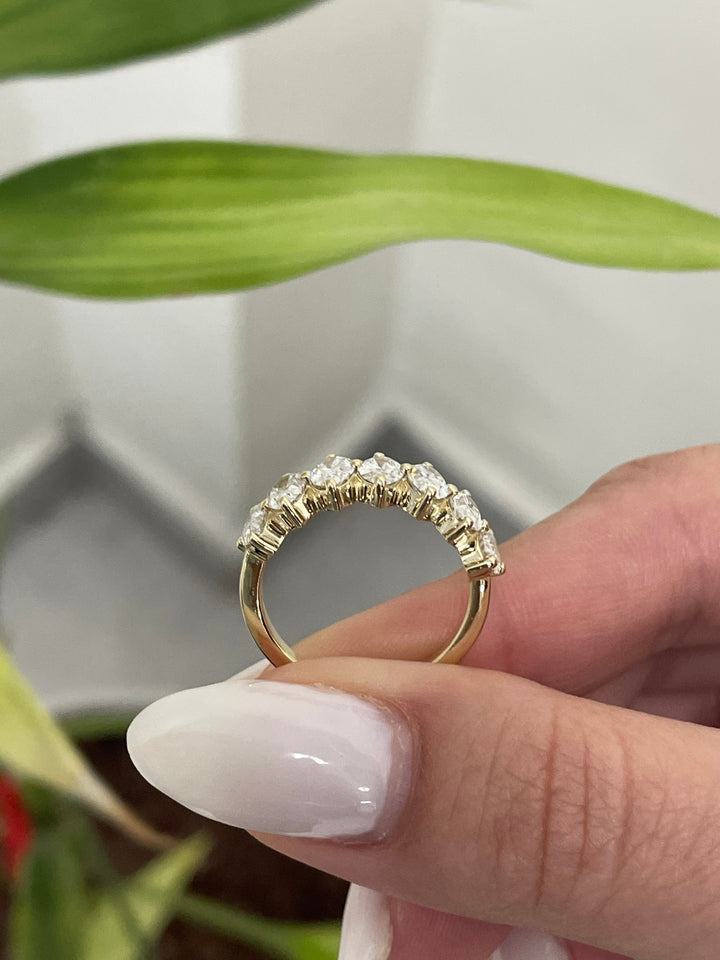 טבעת יהלומים ספירלה 2 קראט