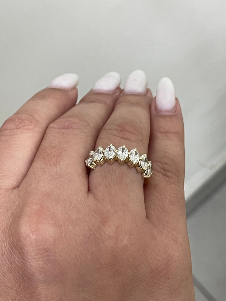 טבעת יהלומים ספירלה 2 קראט