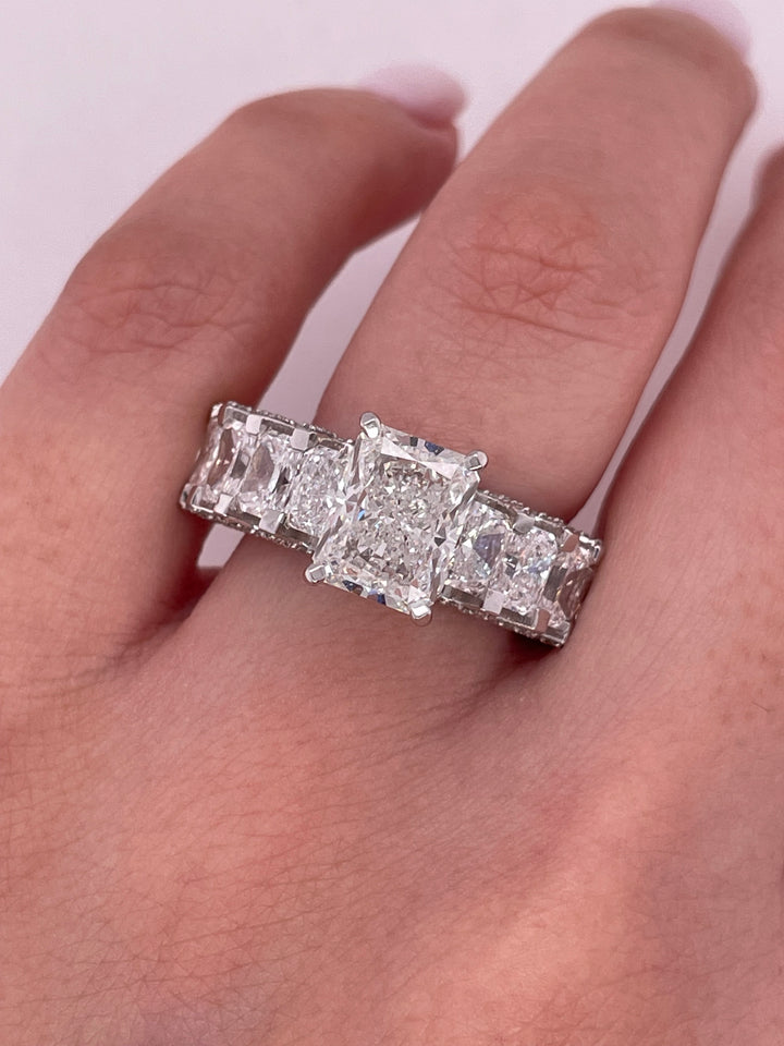 טבעת אירוסין קים 7 קראט מעבדה cvd