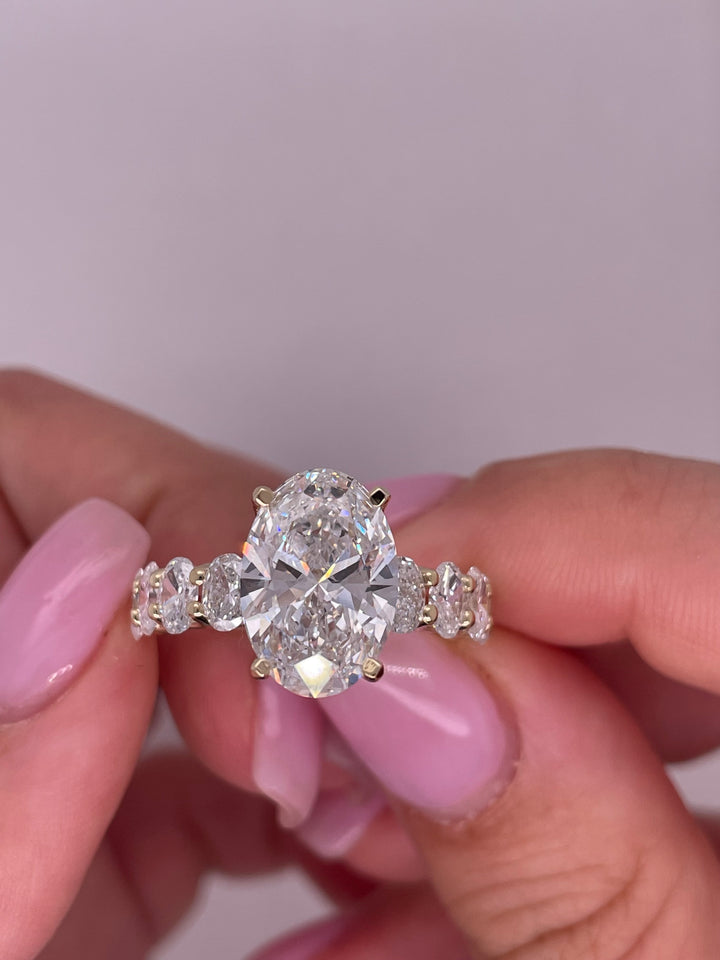 טבעת אירוסין מייה 4.60 קראט יהלומים טבעי