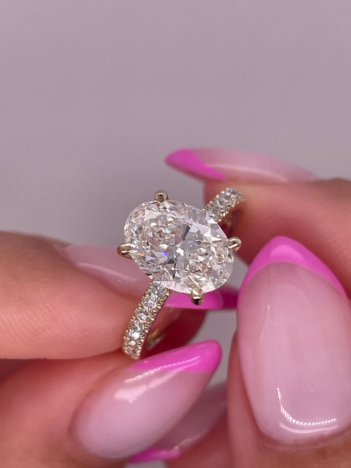 טבעת אירוסין קלאסית 1.15 קראט טבעי