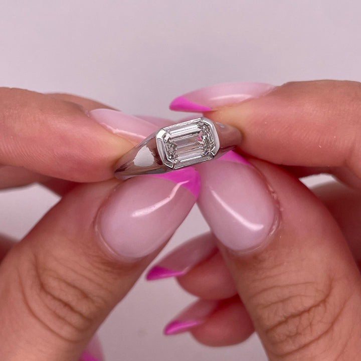 טבעת אירוסין סוליטר באזל 0.75 קראט