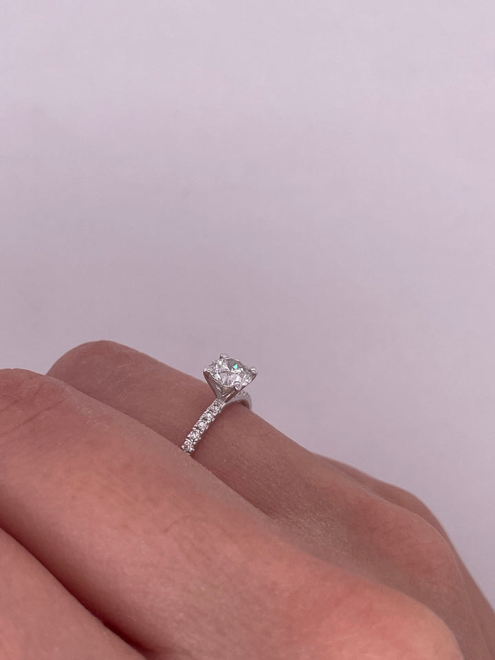 טבעת אירוסין קלאסית ״דגם 200״ 0.70 קראט מעבדה