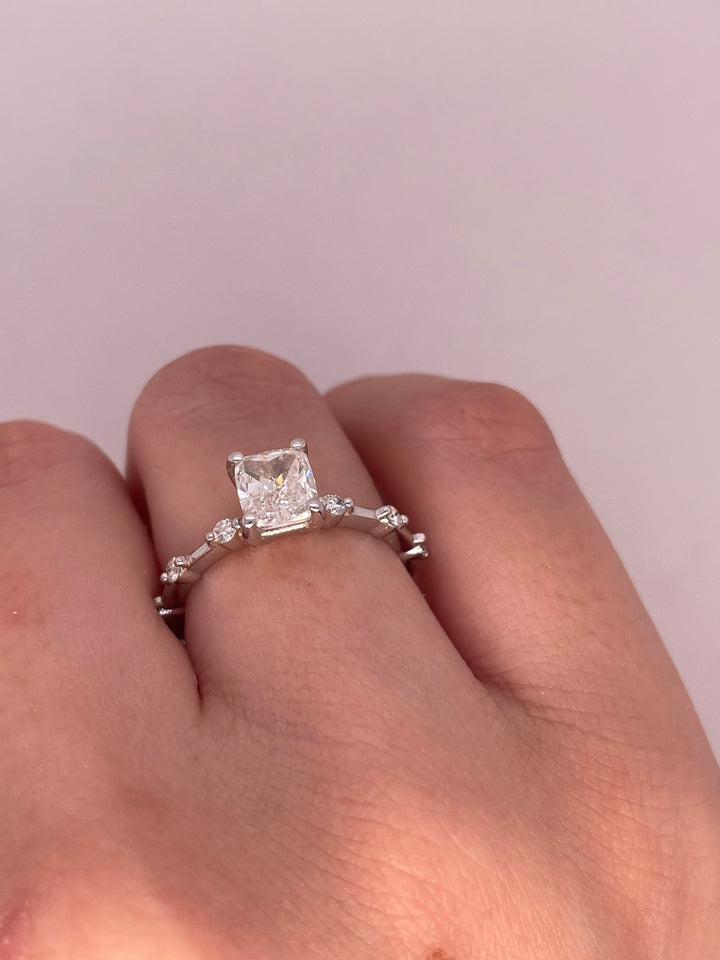 טבעת אירוסין ניה יהלום רדיאן 1.30 קראט טבעי