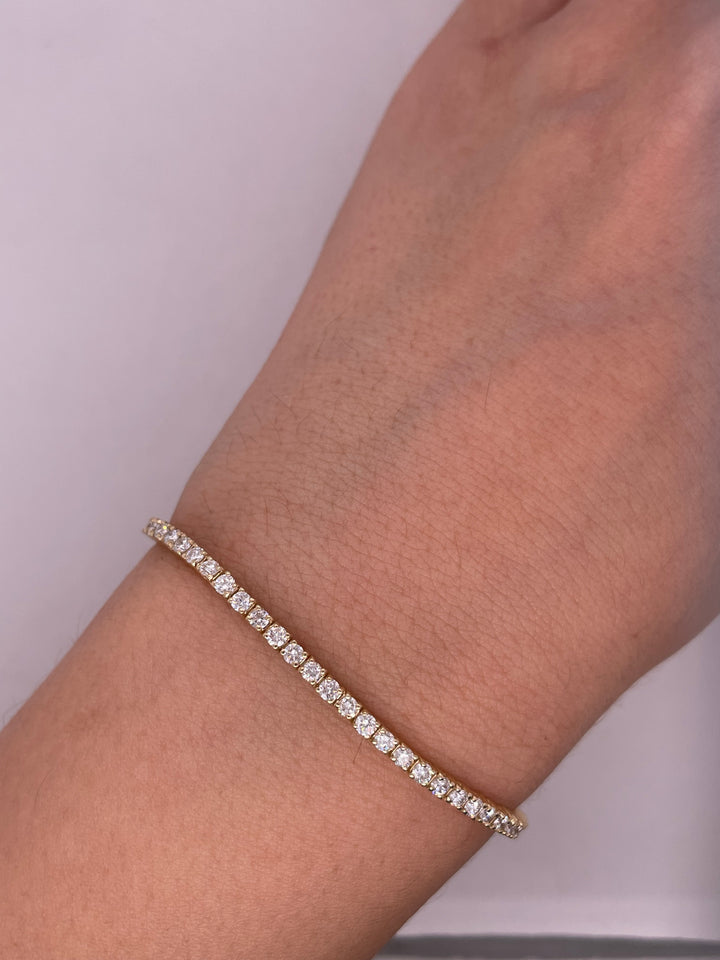 צמיד טניס קלאסי 3.5 קראט מעבדה