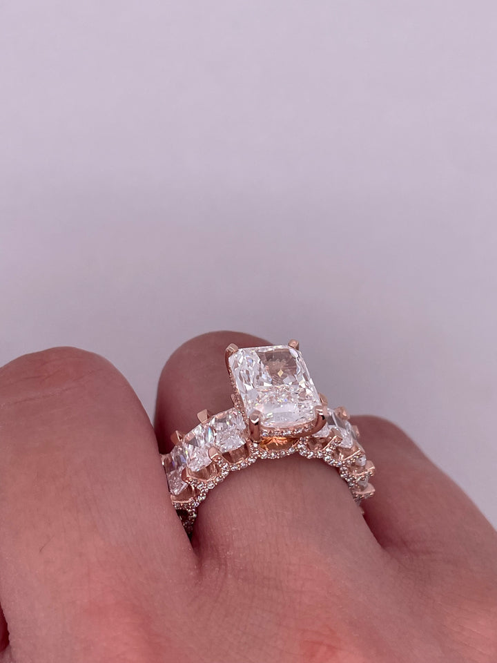 טבעת אירוסין ״דיאן״ 13 קראט מעבדה cvd