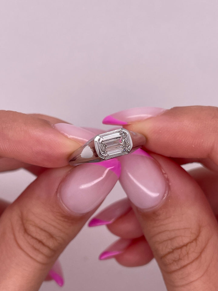 טבעת סוליטר דגם ״ליאן״ 2 קראט מעבדה