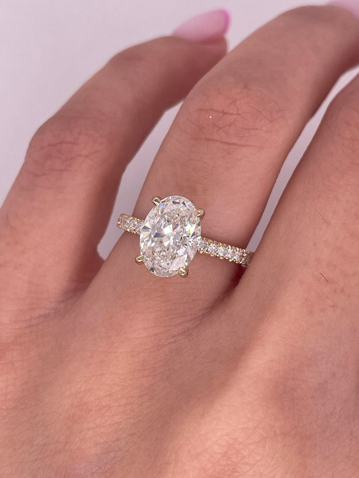 טבעת אירוסין קלאסית 1.15 קראט טבעי