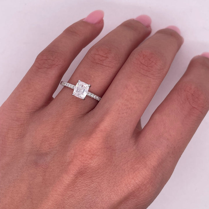 טבעת אירוסין קלאסית 1.25 קראט טבעי