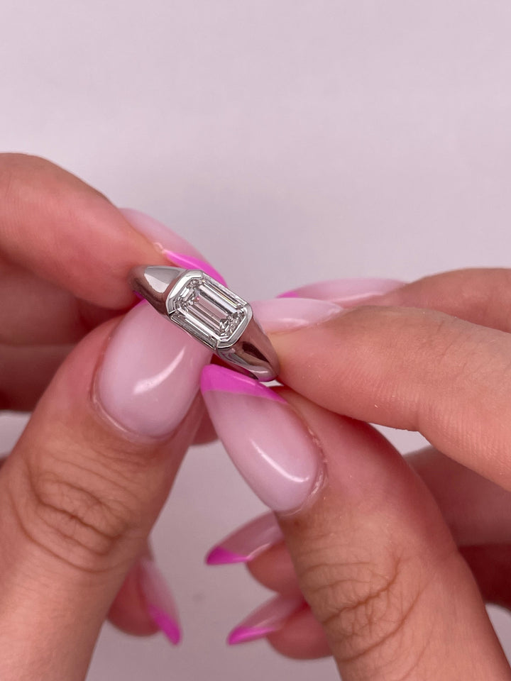 טבעת סוליטר דגם ״ליאן״ 2 קראט מעבדה