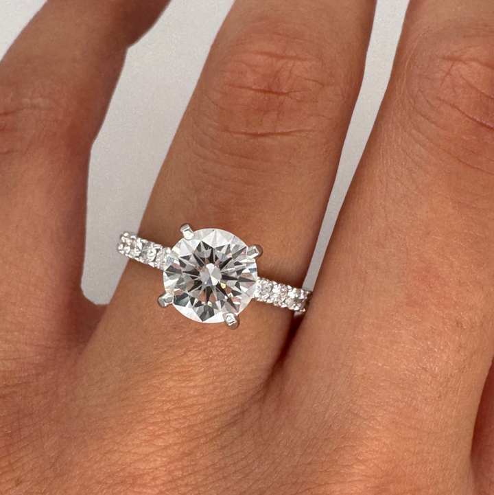 טבעת אירוסין קלאסית 1.30 קראט טבעי