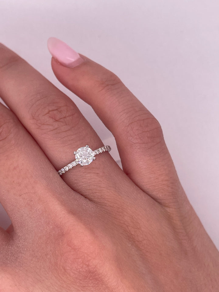 טבעת אירוסין קלאסית ״דגם 200״ 0.70 קראט מעבדה