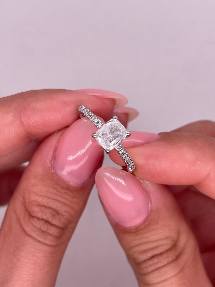 טבעת אירוסין קלאסית 1.25 קראט טבעי