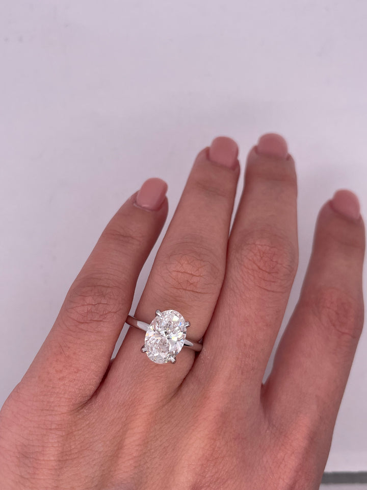 טבעת אירוסין סוליטר קלאסית 1.50 קראט טבעי