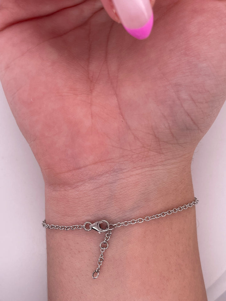 צמיד יהלום עגול מרחף 0.50 קראט מעבדה