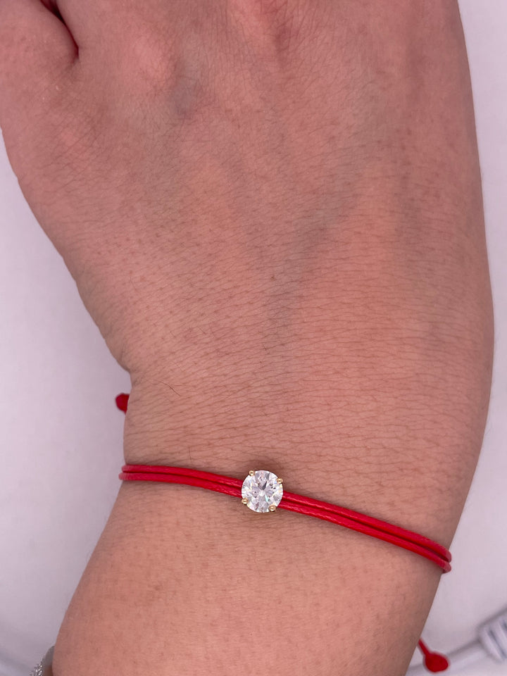 צמיד חוט יהלום בודד 0.75 קראט