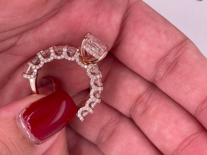 טבעת אירוסין ״דיאן״ 13 קראט מעבדה cvd