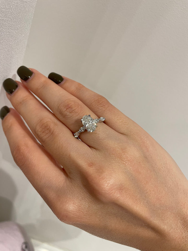 טבעת אירוסין דגם ״מיה ״ 1.40 קראט טבעי