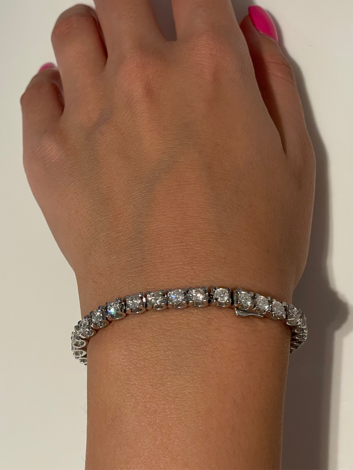 צמיד טניס 7 קראט מעבדה