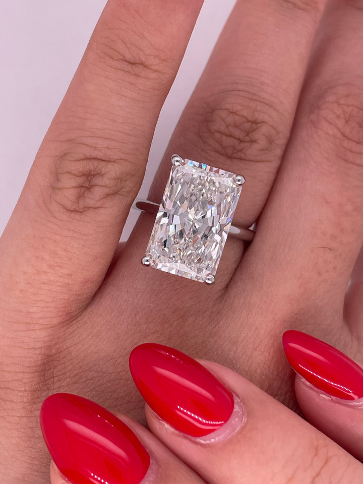 טבעת אירוסין סוליטר 10 קראט רדיאן