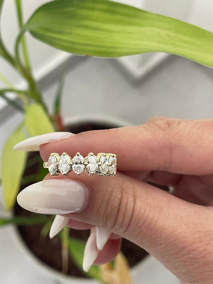 טבעת יהלומים ספירלה 2 קראט