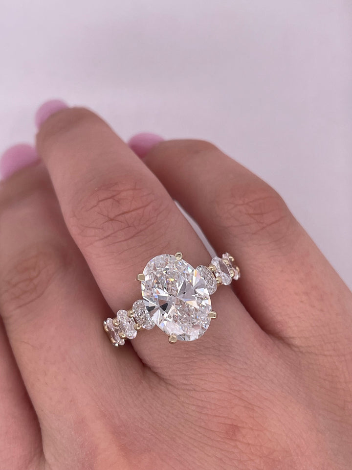 טבעת אירוסין מייה 4.60 קראט יהלומים טבעי