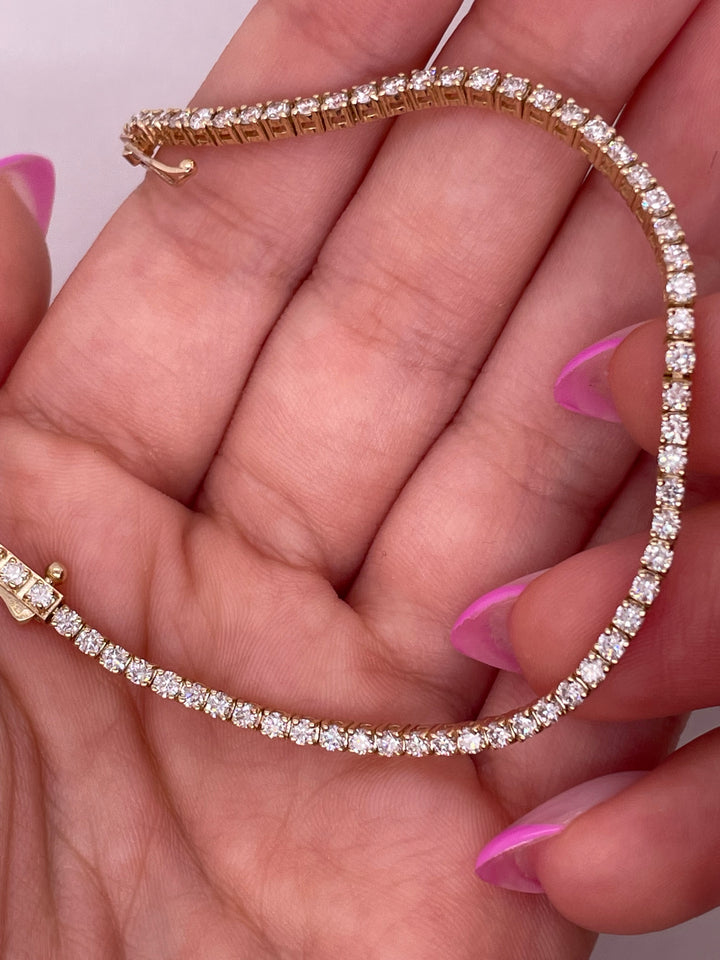 צמיד טניס קלאסי 3.5 קראט מעבדה