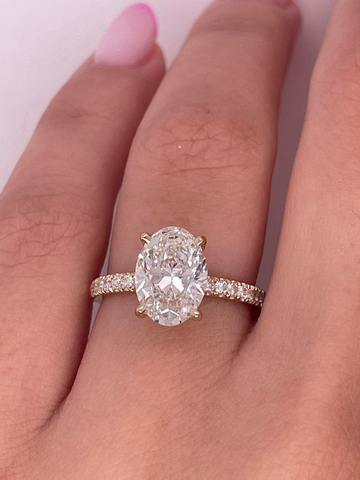 טבעת אירוסין קלאסית 1.15 קראט טבעי