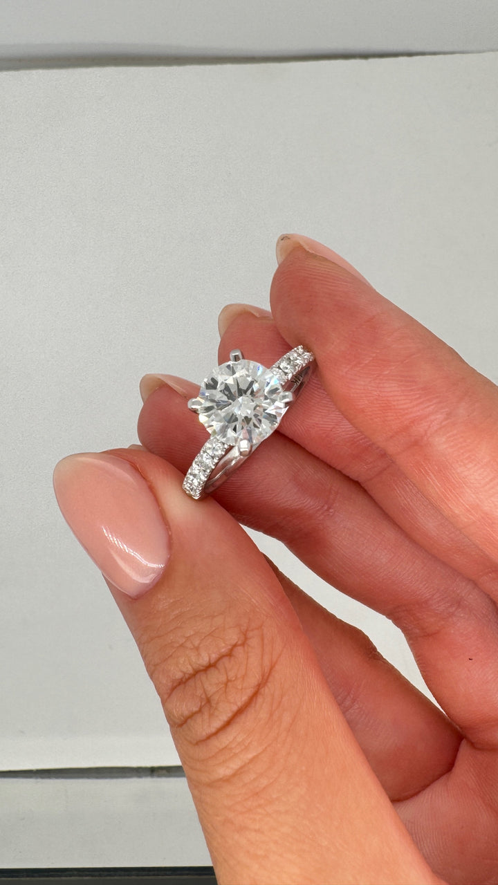 טבעת אירוסין קלאסית 1.30 קראט טבעי