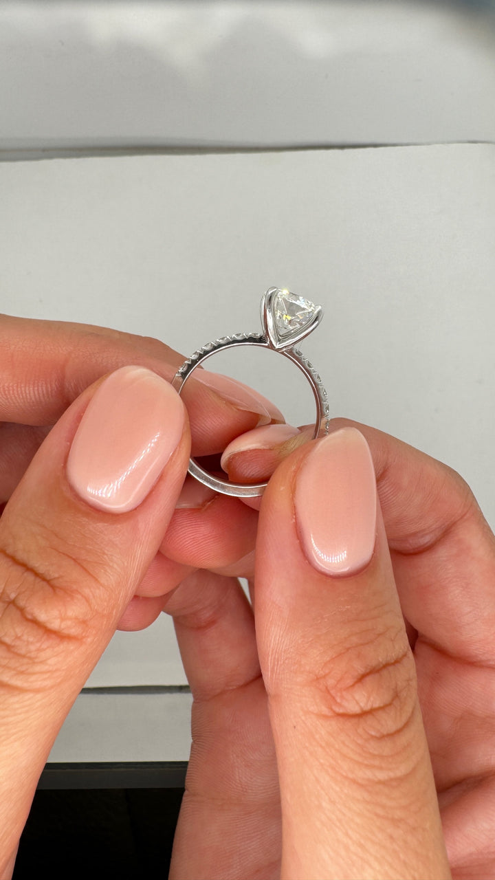 טבעת אירוסין קלאסית 1.30 קראט טבעי