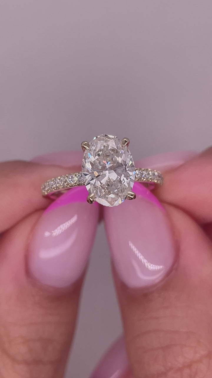 טבעת אירוסין קלאסית 1.15 קראט טבעי