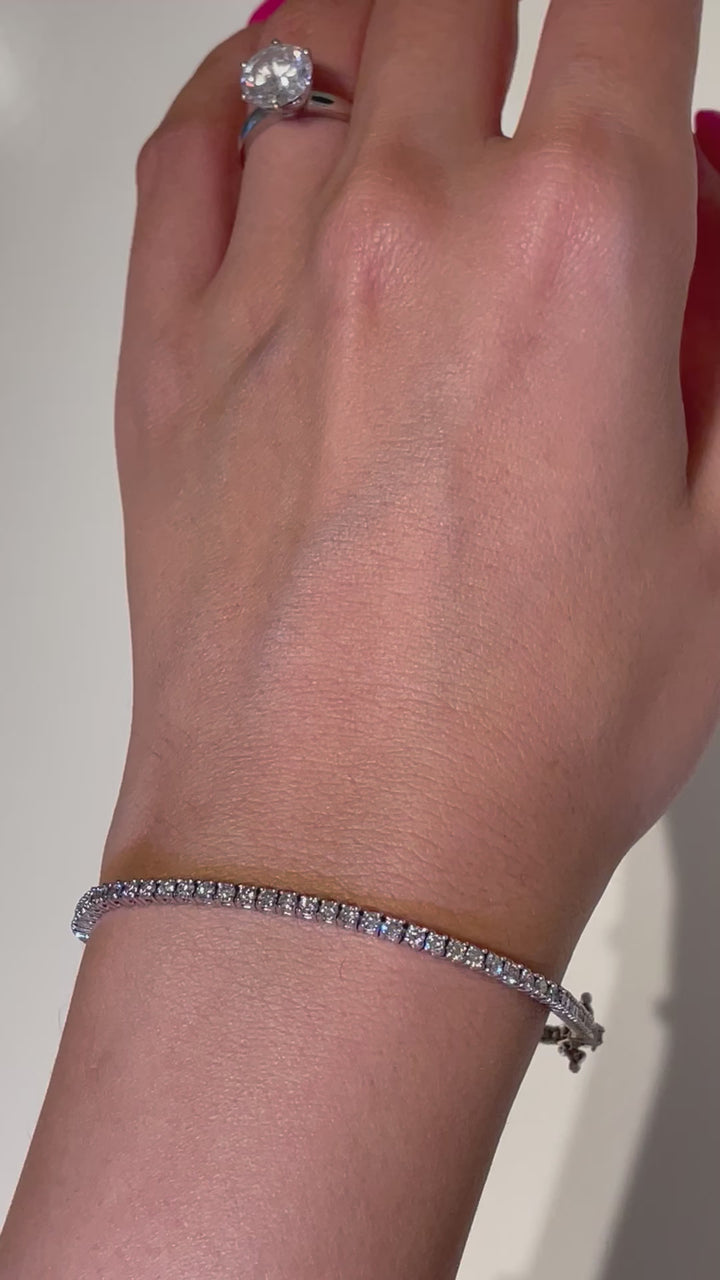 צמיד טניס 1.5 קראט מעבדה